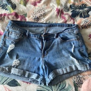 Old Navy Ripped Denim Shorts
